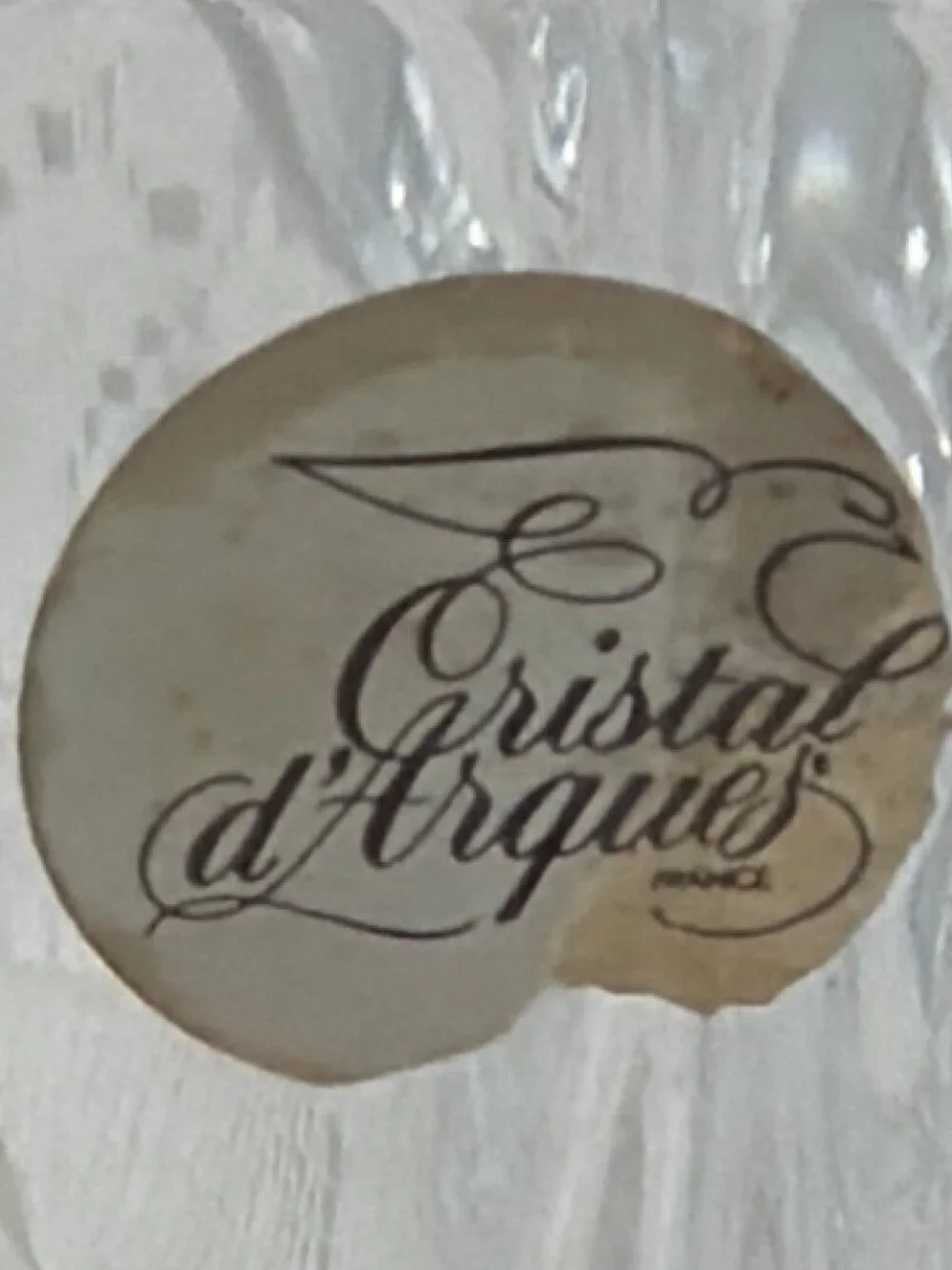 Cristal DArques crafted from